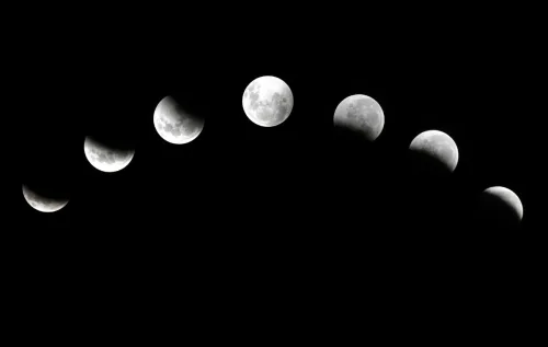 A Lua segue na fase Nova nesta sexta-feira, com 24% de visibilidade. A mudança para a fase Crescente está prevista para o dia 4 de maio, às 10h51, segundo o Inmet - repodução / canva