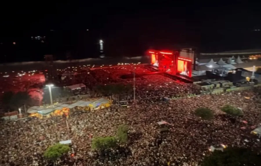 Lady Gaga reúne 2,1 milhões em Copacabana e escancara falhas na saída do show
