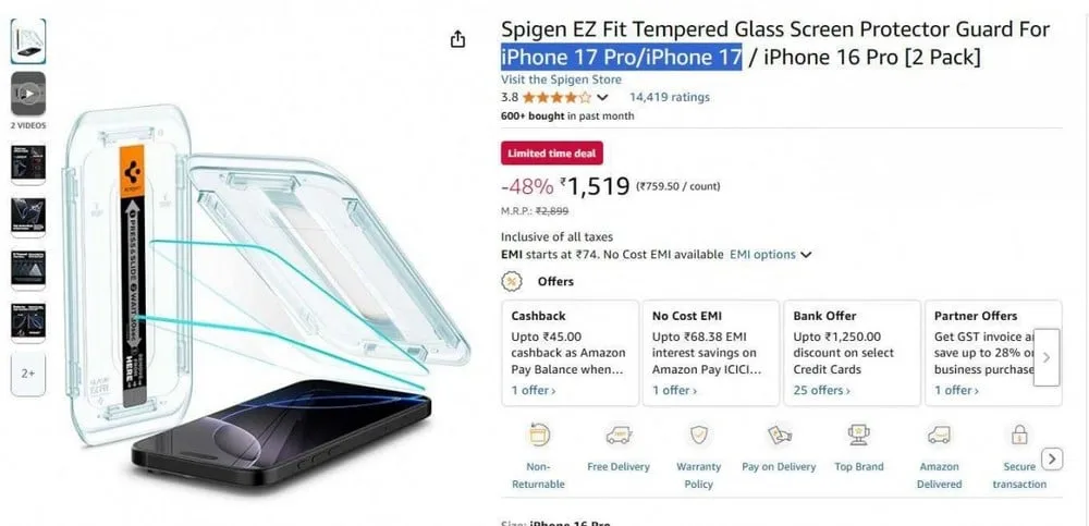 O iPhone 17 Pro Max vazou com novidades marcantes: a imagem mostra um design atualizado e a presença de uma tecnologia térmica que nunca foi usada antes pela Apple.