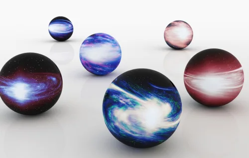 A teoria dos muitos mundos sugere que todos os resultados possíveis ocorrem em universos distintos. Cada escolha, por menor que seja, cria uma nova linha de realidade.