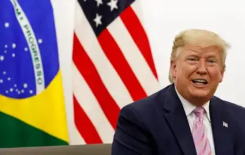 Os Estados Unidos anunciaram nova tarifa de 50% para todos os produtos brasileiros exportados ao país a partir de 1º de agosto, segundo carta enviada por Donald Trump a Lula. - Foto: 
Alan Santos /PR