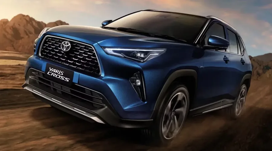 Toyota Yaris Cross 2026 brasileiro terá design asiático e estreia em outubro com versão híbrida acessível
