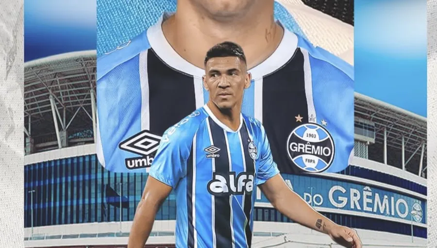 Balbuena aproveita sobra e coloca o Grêmio em vantagem contra o Atlético-MG na Arena MRV pelo Brasileirão