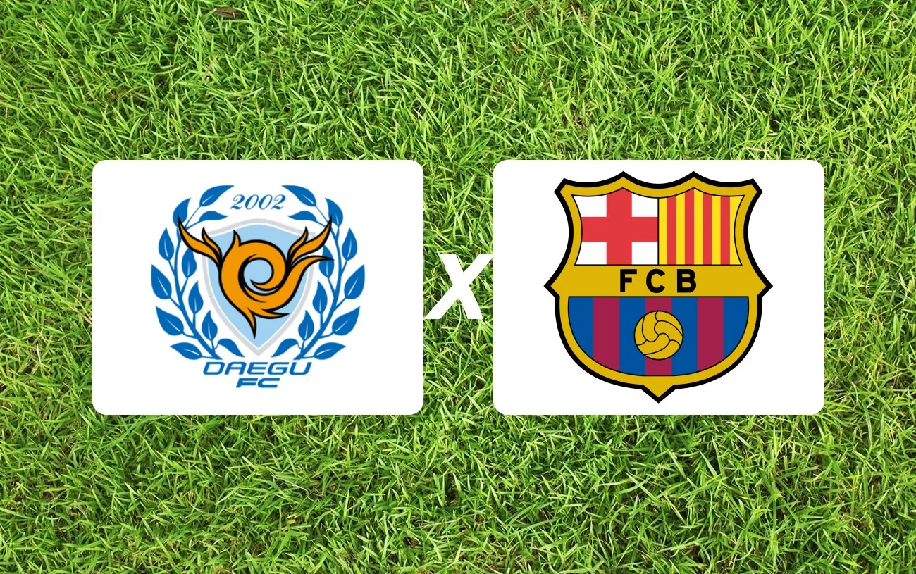 Daegu e Barcelona se enfrentam em amistoso internacional nesta segunda (04/08), às 8h, no Daegu Stadium, na Coreia do Sul.