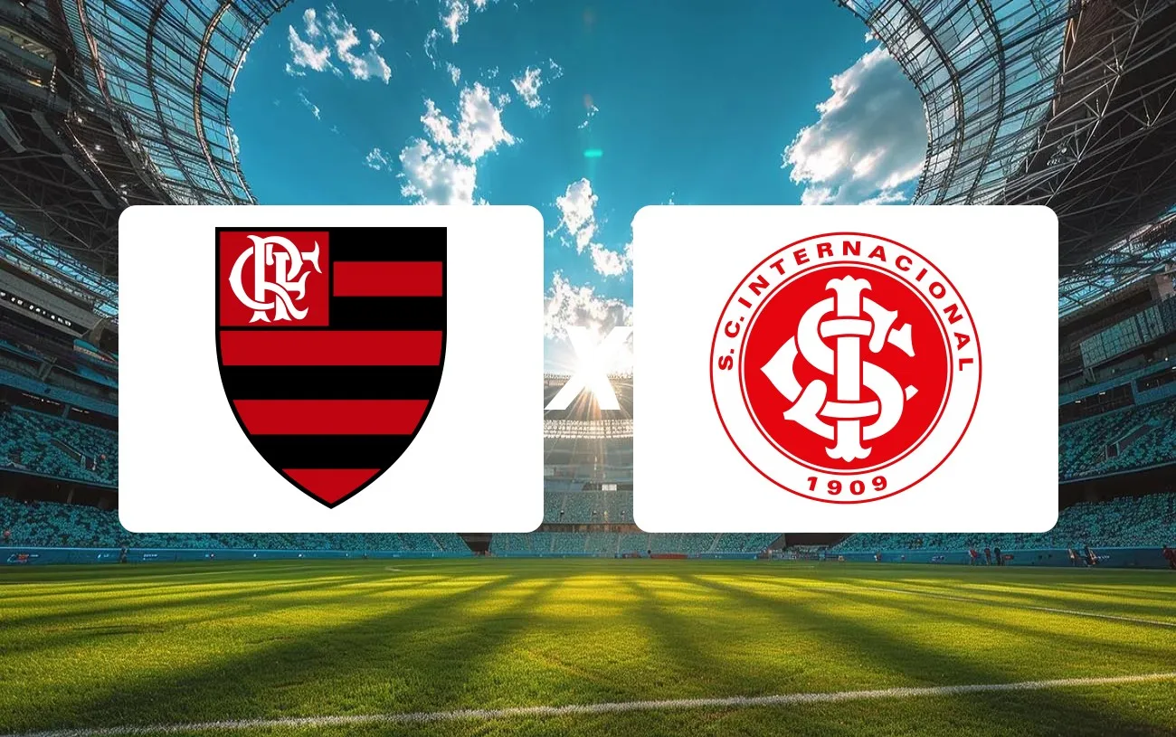 Flamengo e Internacional jogam nesta quarta (13/08), às 21h30, no Maracanã, pela ida das oitavas de final da Libertadores 2025.