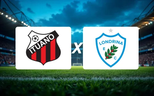 Ituano enfrenta o Londrina nesta segunda (04/08), às 19h30, no Novelli Júnior, pela 15ª rodada do Brasileirão Série C. Jogo tem transmissão ao vivo da SportyNet+.