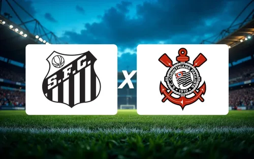 Santos e Corinthians jogam em 05/08, às 21h30, na Vila Belmiro, pela 13ª rodada do Campeonato Brasileiro Sub-17.