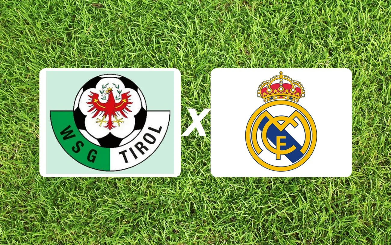 WSG Tirol e Real Madrid jogam hoje, 12/08, às 14h no Tivoli Stadium, Áustria, em amistoso internacional de pré-temporada.