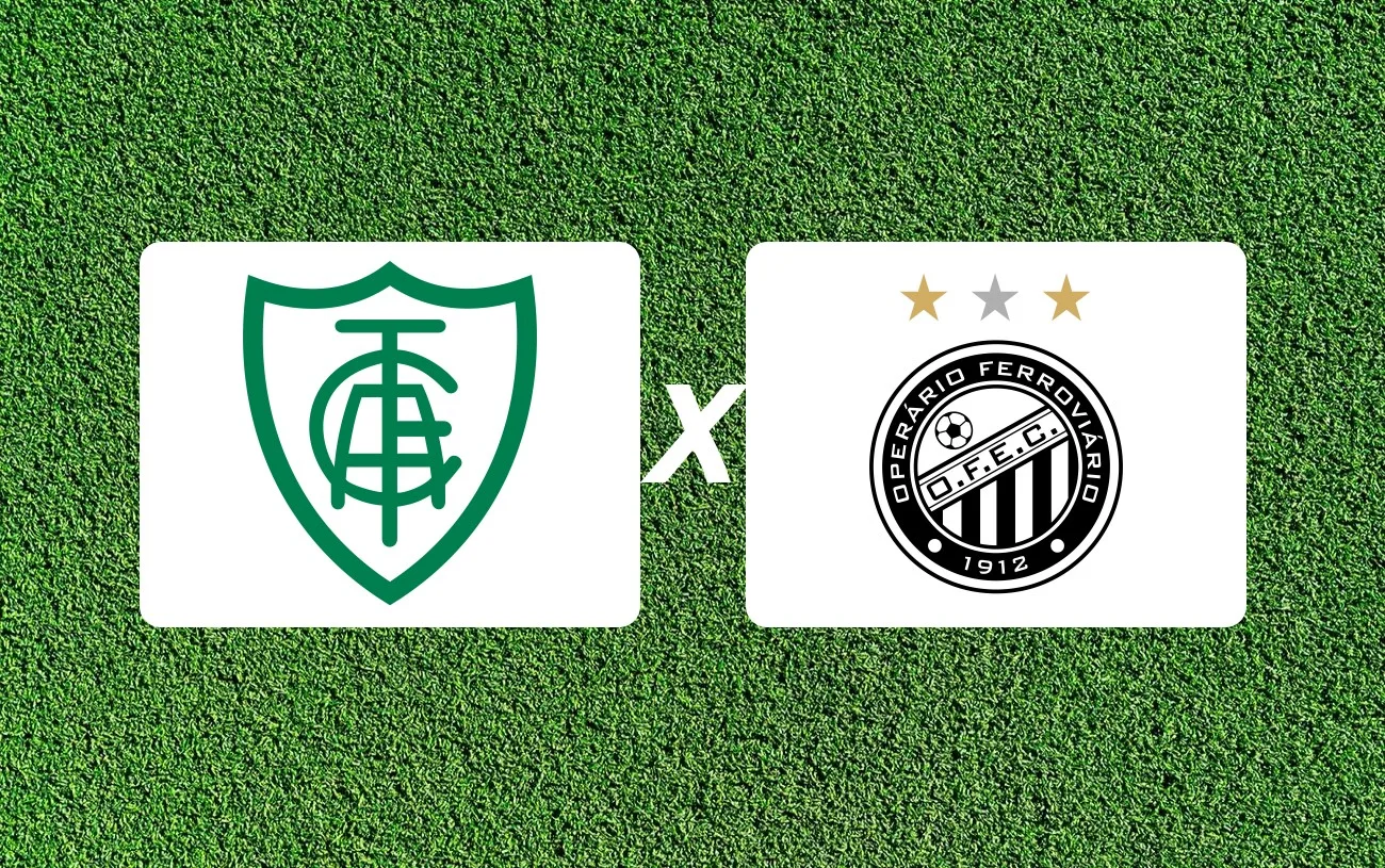 América-MG e Operário-PR jogam em 07/09 às 18h30 no Independência pela 25ª rodada da Série B do Campeonato Brasileiro.