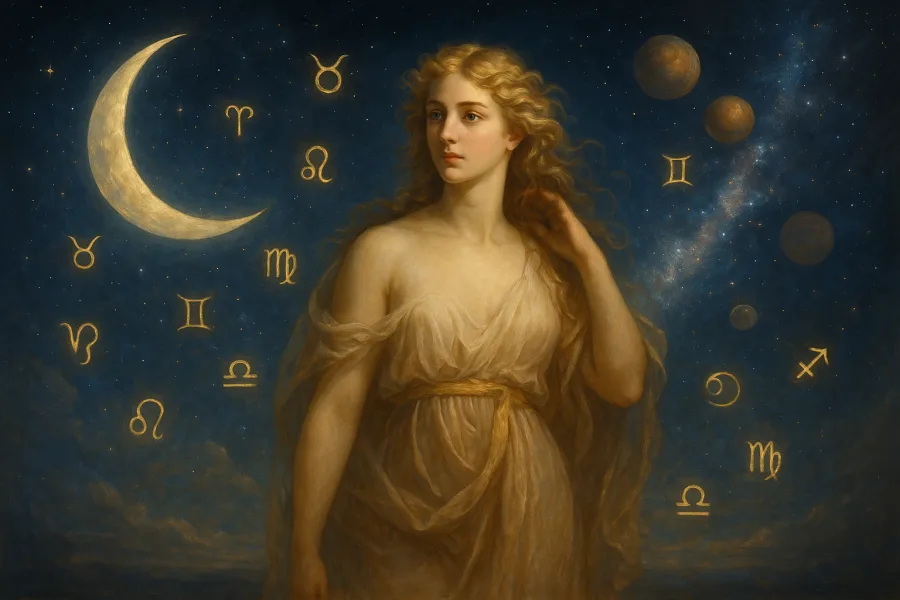 Emoções se ampliam com a Lua em Câncer junto a Júpiter, enquanto Sol em Virgem pede praticidade e Marte em Libra traz tensões que afetam todos os signos.