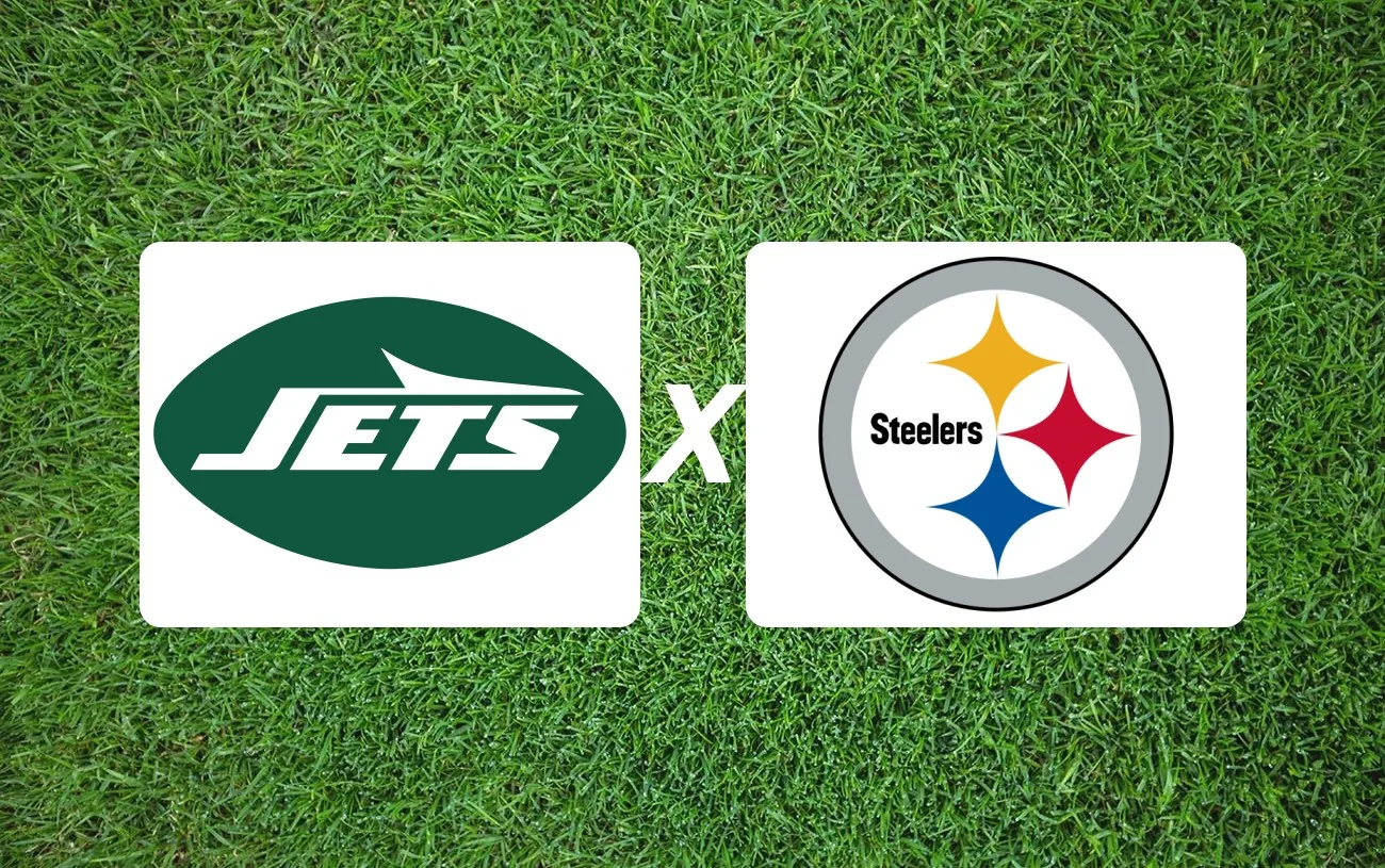 Jets e Steelers jogam em 07/09, às 14h, no MetLife Stadium pela 1ª rodada da NFL 2025. O jogo marca a estreia de Aaron Rodgers pelos Steelers e Justin Fields nos Jets.