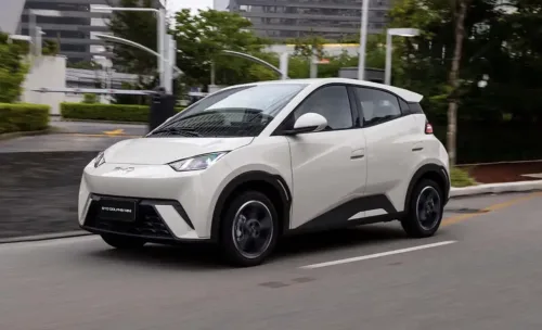 Com seis modelos entre os mais vendidos, BYD domina 75% dos carros elétricos no Brasil em 2025