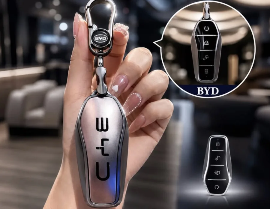 Capa para chave BYD Dolphin Mini em TPU oferece proteção sem interferir no sinal